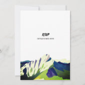 Modern Mountain Woodland Forest Vrijgezellenfeest Kaart (Achterkant)