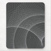Modern mousepad, grijs, wit, abstract muismat (Voorkant)