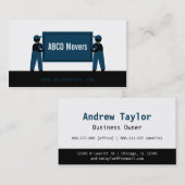 Modern Mover Transport Services Logistics Company Visitekaartje (Voorkant / Achterkant)