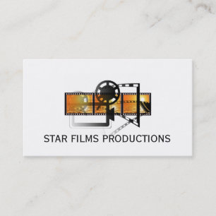 Modern Movie Director Film Producer Visitekaartje
