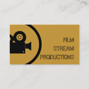 Modern Movie Director Film Producer Visitekaartje