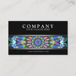 Modern Moving Scrolls Mandala Visitekaartje