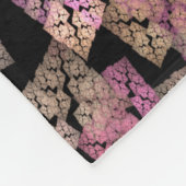 Modern mozaïek - fractal art fleece deken (Hoek)