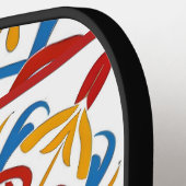 modern mozaïek, Mandala-Patroon Pickleball Paddle (Links Detail)