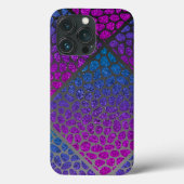 Modern mozaïekasymmetrisch ontwerp Case-Mate iPhone case (Achterkant)