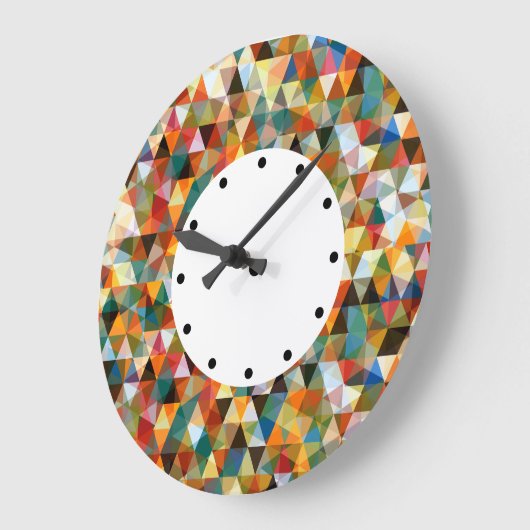 Modern mozaïekontwerp grote klok (Hoek)