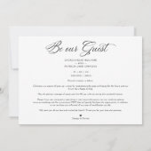 Modern Mrs & Mrs Gelukkig Kerstmis Save The Date (Achterkant)