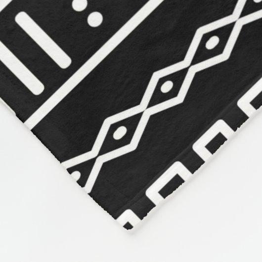Modern Mudcloth Blanket Fleece Deken (Hoek)