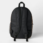 Modern Mudcloth Bogolan Print Cut Sew Bag Bedrukte Rugzak (Achterkant)