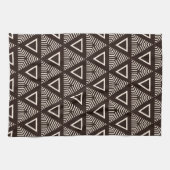 Modern Mudcloth Ethnic Pattern Kitchen Towel Theedoek (Horizontaal)
