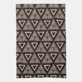 Modern Mudcloth Ethnic Pattern Kitchen Towel Theedoek (Verticaal)