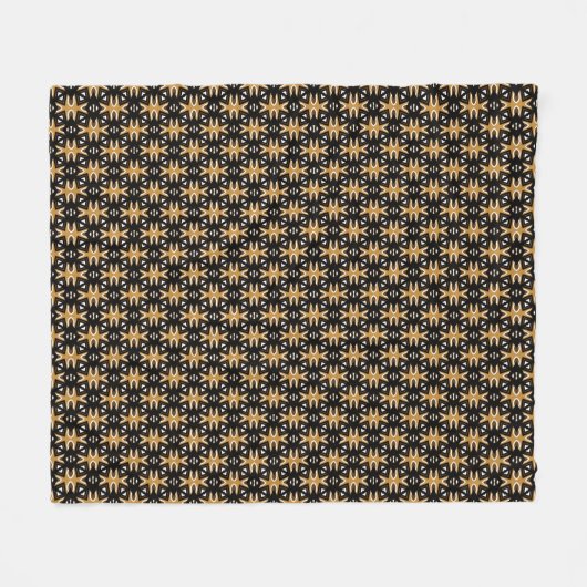 Modern Mudcloth Fleece Blanket (Voorkant (Horizontaal))