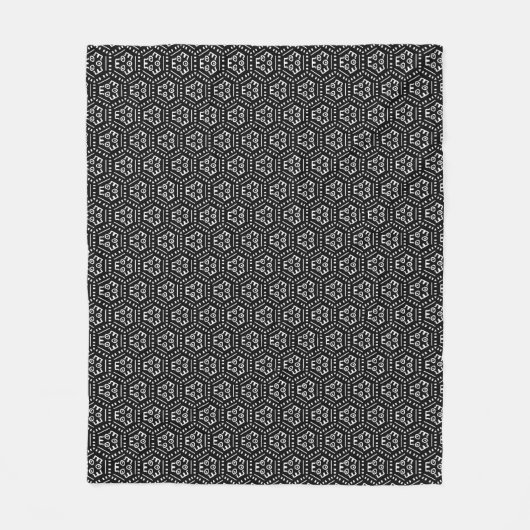 Modern Mudcloth Fleece Blanket, 50 x 60 inch Deken (Voorkant)