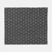 Modern Mudcloth Fleece Blanket, 50 x 60 inch Deken (Voorkant (Horizontaal))