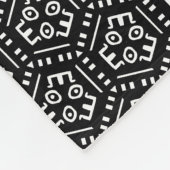 Modern Mudcloth Fleece Blanket, 50 x 60 inch Deken (Hoek)