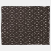 Modern Mudcloth Tribal Fleece Blanket Deken (Voorkant (Horizontaal))
