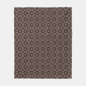 Modern Mudcloth Tribal Fleece Blanket Deken (Voorkant)