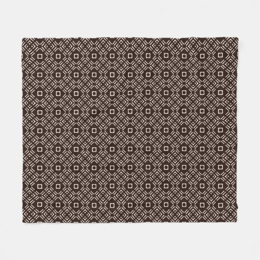Modern Mudcloth Tribal Fleece Blanket Deken (Voorkant (Horizontaal))