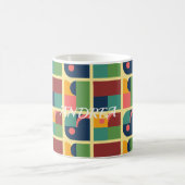 Modern Mug - Abstract Geometric Pattern Koffiemok (Center)
