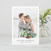 Modern Multi Afbeelding Liefde & Bedankt bruiloft (Staand voorkant)