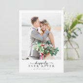 Modern multi-Afbeelding nog lang en gelukkig na de Bedankkaart (Staand voorkant)