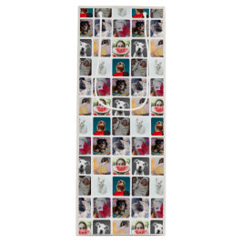 Modern Multi Foto Vierkant Insta Patroon Wijn Cadeautas
