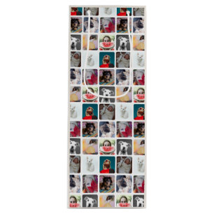 Modern Multi Foto Vierkant Insta Patroon Wijn Cadeautas
