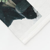 Modern multi-fotonet met namen fleece deken (Hoek)