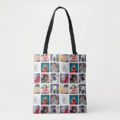Modern multi-fotopatroon tote bag (Voorkant)