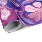 Modern multicolor classic floral pattern design   cadeaupapier (Rol Hoek)