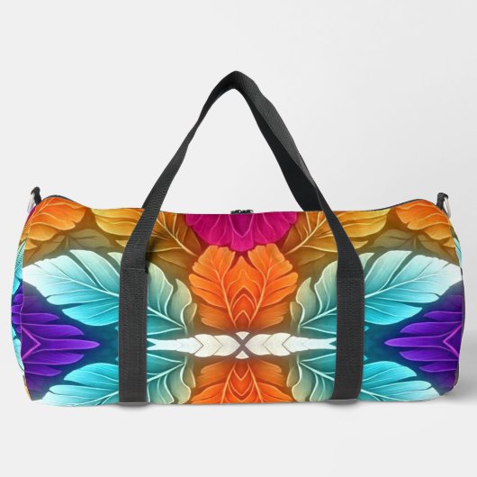 Modern multicolor klassieke stof patroon plunjezak (Voorkant)