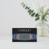 Modern multicolor Mandala Visitekaartje (Staand voorkant)
