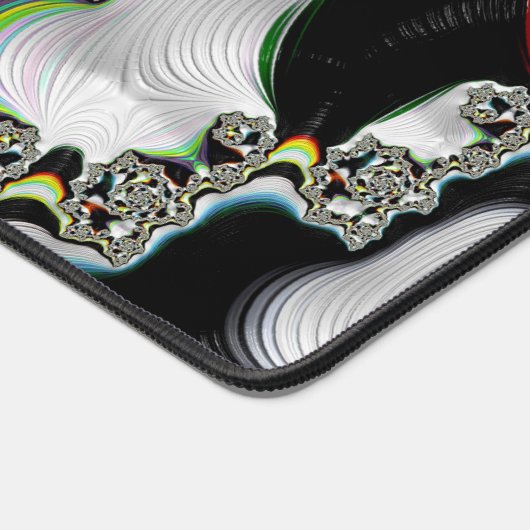 Modern Multicolor Psychedelic Spiral Fractal Bureaumat (Hoek)