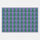 Modern multicolor X-mas - boomstructuurpatroon Inpakpapier Vel (Voorkant 2)