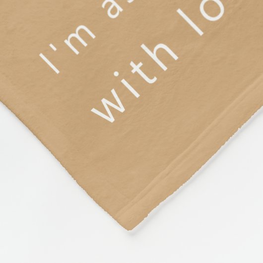 Modern Mummy Photo Strip Collage Fleece Peach (Hoek)