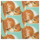 Modern Munt Persoonlijke Fox Stof (Swatch)