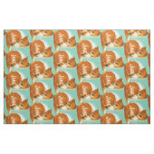 Modern Munt Persoonlijke Fox Stof (Fat Quarter)