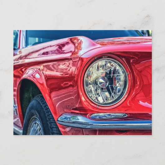 Modern Muscle Car briefkaart (Voorkant)