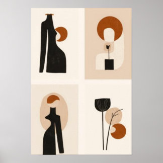 Modern Muse Collectie | Minimalistische Abstracte Poster