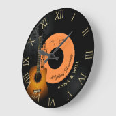 Modern Music Guitar Vinyl 1st Wedding Jubileum Grote Klok (Hoek)