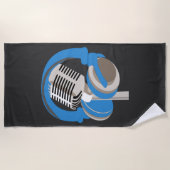 Modern Music Musician Strandlaken (Voorkant)