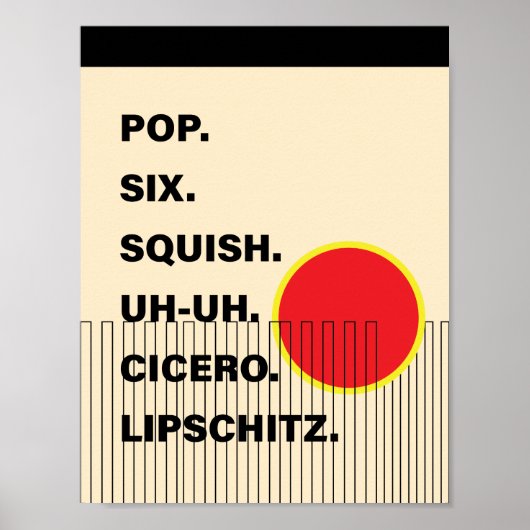 Modern Musical Theatre Poster - Amsterdam (Voorkant)