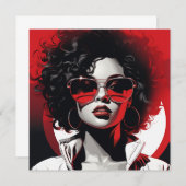 Modern Musings: Vrouwen Poppen Kunst Notitiekaartje (Voorkant / Achterkant)