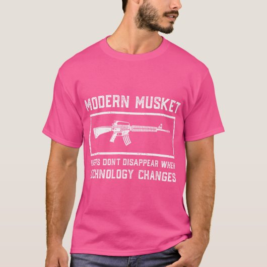 Modern Musket Shirt 2nd Amendment Pro Pistool rech (Voorkant)