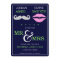 Modern Mustache Lips Mr. & Mrs Save the Date