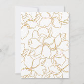 Modern Mustard Brunch & Bubble Vrijgezellenfeest Kaart (Achterkant)