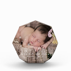 Modern My First Kerstsnowflakes Foto Keepsak