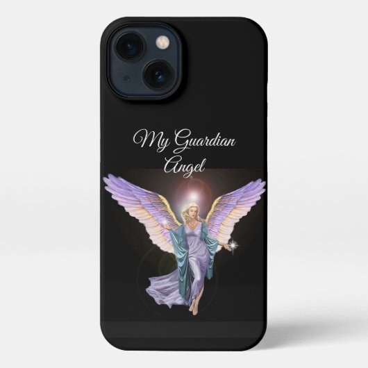 Modern My Guardian Angel I Phone 13 Hoesje iPhone Hoesje (Achterkant)
