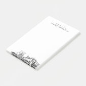 Modern Myrtle Beach Professioneel geschenk geperso Post-it® Notes (Schuin)