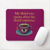 Modern Mystic Coffee Art My third eye collection Muismat (Met muis)